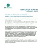 240604 PRESS RELEASE New CEO SESVANDERHAVE FR